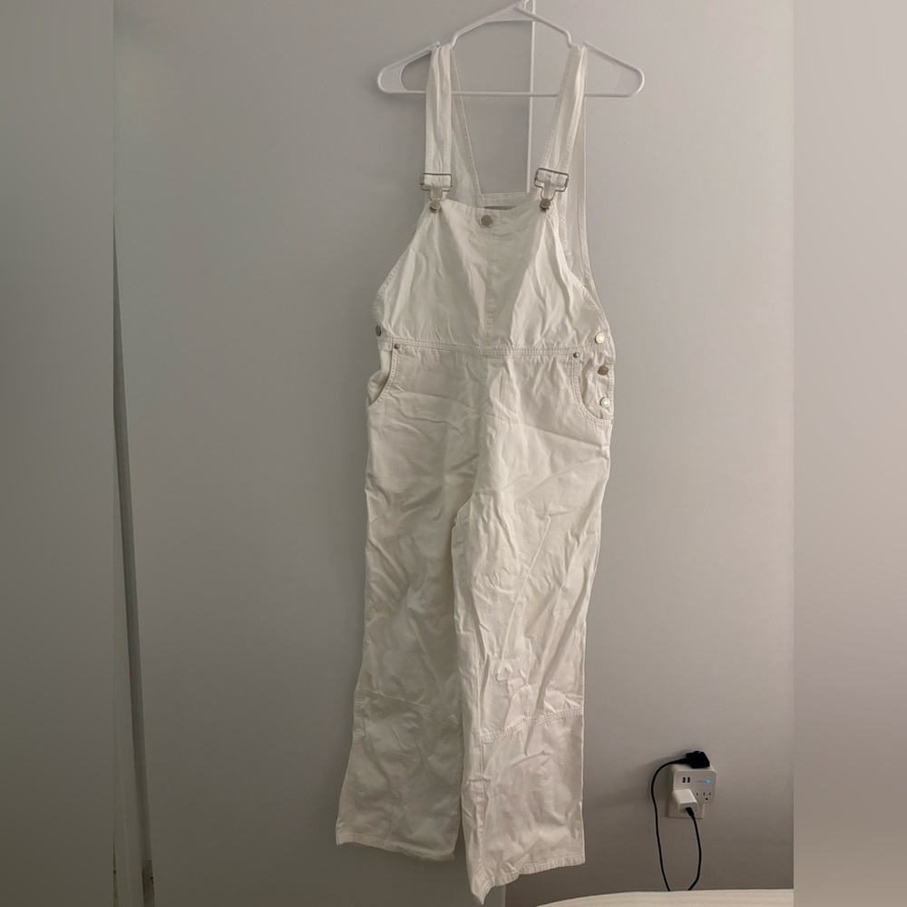 Newport News Cream Jumpsuit